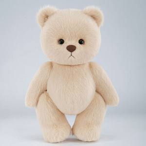 Медведь Lina TeddyTales длинношерстный, M, бежевый, 30 см